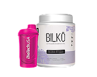 Протеиновый койтейль для снижения веса с повышенным содержание белка 87% вкус лесная ягода Bilko + Шейкер