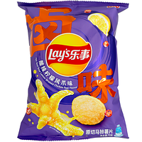 Чипсы Lay's Hot & Sour Lemon Braised Chicken Feet Flavor Potato Chips 60g