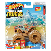 Hot Wheels Monster Jam Trucks Jeep Внедорожник джип 1:64 Scale FYJ44