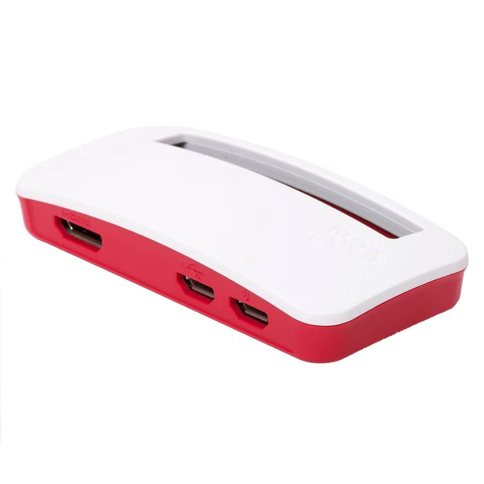Корпус Raspberry Pi Zero/Zero2, официальный красно-белый (SC0049), фото 1