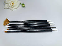 Набор для дизайна ногтей с дотсом, 5шт