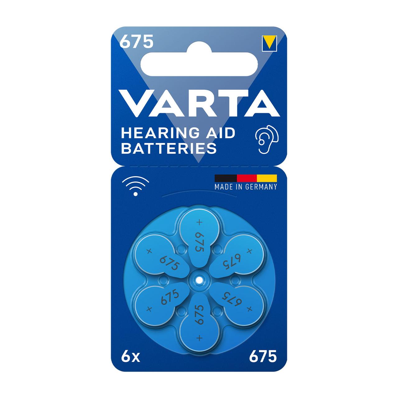 Батарейки VARTA Zinc air ZA675 / PR44 (1,45V 640mAH)