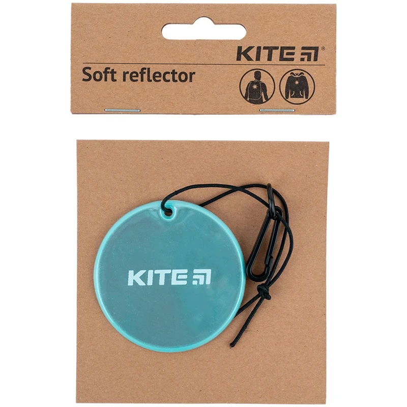 Підвіска м'яка кругла світловідбиваюча м'ятна Kite K23-110-3, фото 1