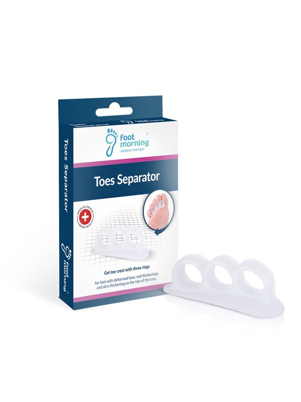 Гелевий валик під пальці ніг з кільцями Foot Morning Toes Separator