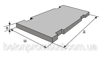 Плита дорожня ПДС 3х2,0х0,16