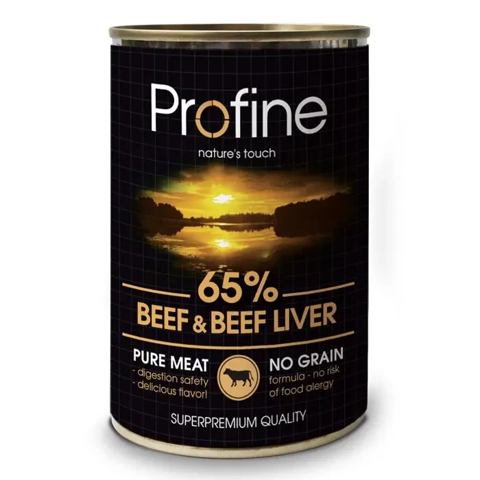 Вологий корм для собак Profine Dog Beef &Liver з яловичиною та печінкою 6 шт.*400 г