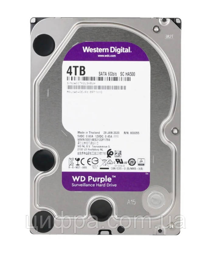 Жорсткий диск Western Digital 4TB (WD40EJRX)
