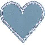 Термонашивка світловідбиваюча серце Kite K23-115-1, фото 2