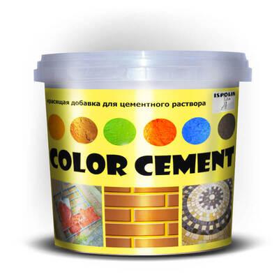 Фарбувальна добавка БЕЖЕВА для цементного розчину Color Cement «Ispolin™», 0,5 кг (Пігмент для бетону)