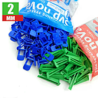 Комплект "Система Вирівнювання Плитки" NoVa 2 мм (Основа 1УП 2мм + клини 1УП), фото 2