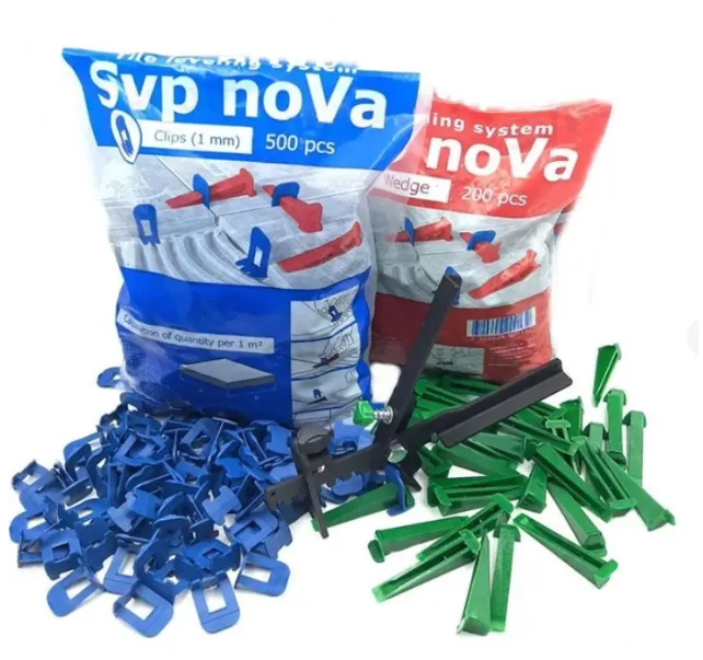 Комплект СВП NoVa: (основа СВП 1УП 1мм + клини 1УП+ ключ для затискача металевий), фото 1