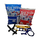 Комплект СВП NoVa: основа СВП 2УП 1,5мм + клини 2УП+ ключ для затиску (метал) + шаблон NoVa, фото 2