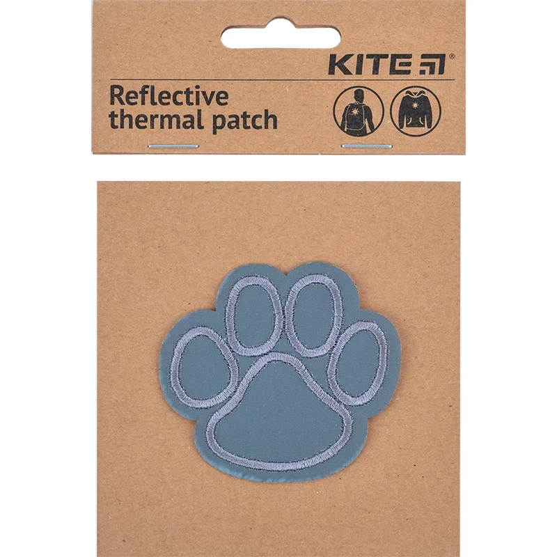 Термонашивка світловідбиваюча лапка Kite K23-115-2, фото 1