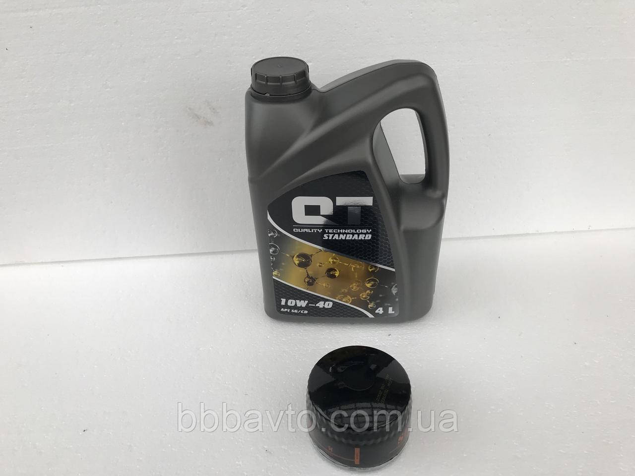 Набір для ТО двигуна ВАЗ 2101-2107 КАРБЮРАТОР (Фільтр 1шт+Олія 4л), фото 1