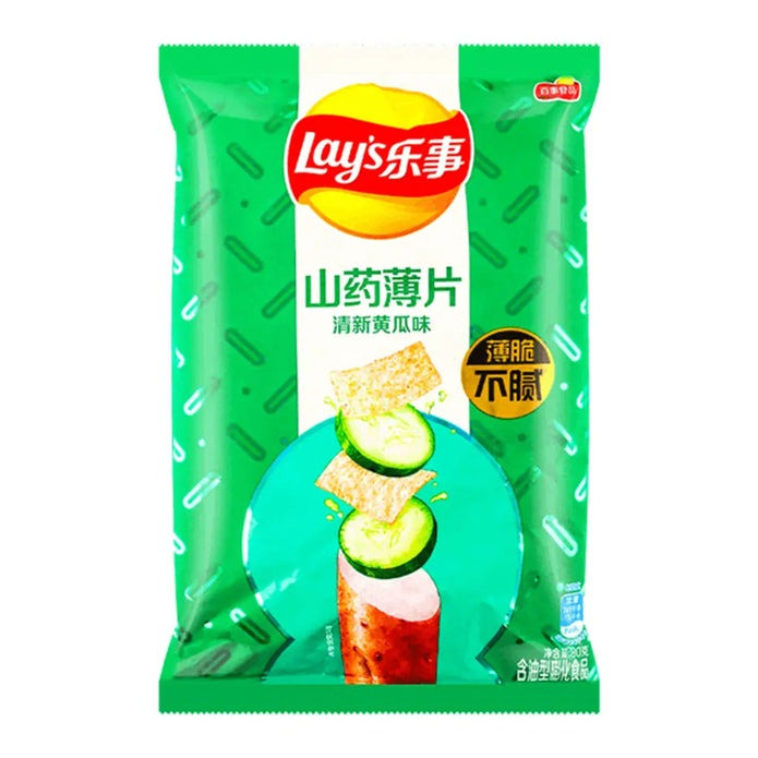 Чіпси Lay's Yam Crisps Cucumber Flavor - 80g, фото 1