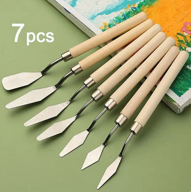 Шпателі для живопису набір 7 шт., фото 1