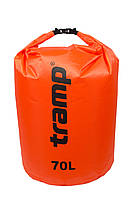 Гермомішок TRAMP PVC Diamond Ripstop 70л UTRA-209, Оливковий Помаранчевий
