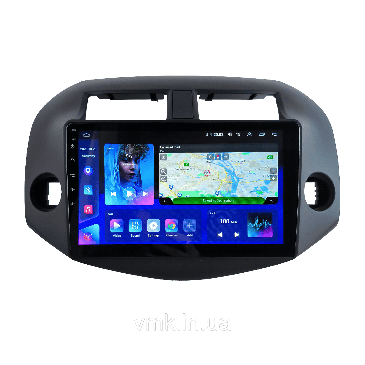 Штатна Магнітола Toyota Rav4 2006-2013 4/64 8 ядер XYAuto 4G DSP CarPlay на Android