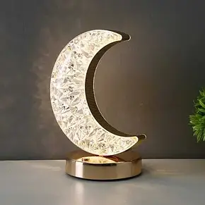 Нічник світильник акриловий на підставці Star Moon Table Light, проєкційний світильник-торшер сенсорний, фото 2