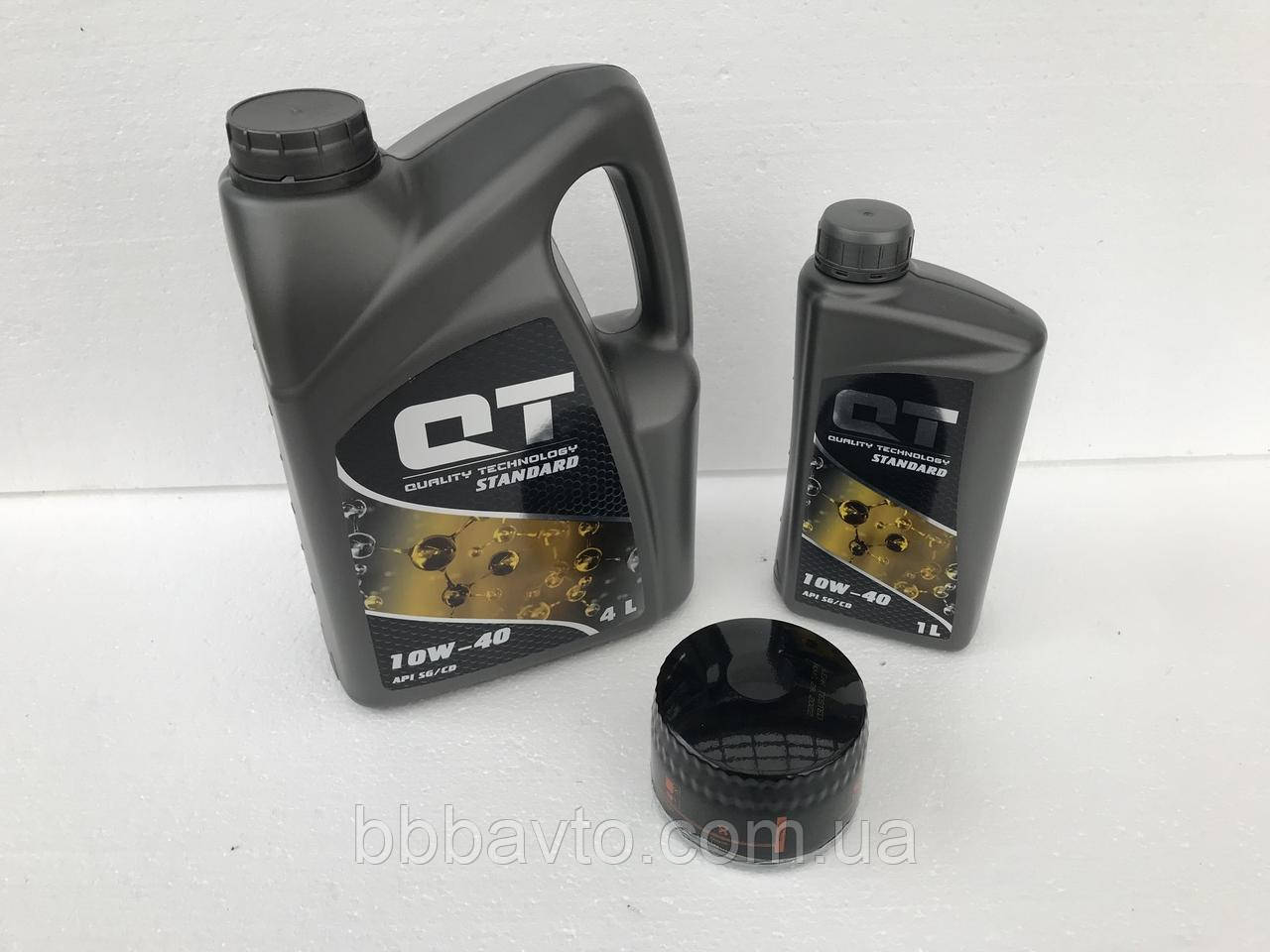 Набір для ТО двигуна Москвич 2140,2141,412  (Фільтр 1шт+Олія 5л), фото 1