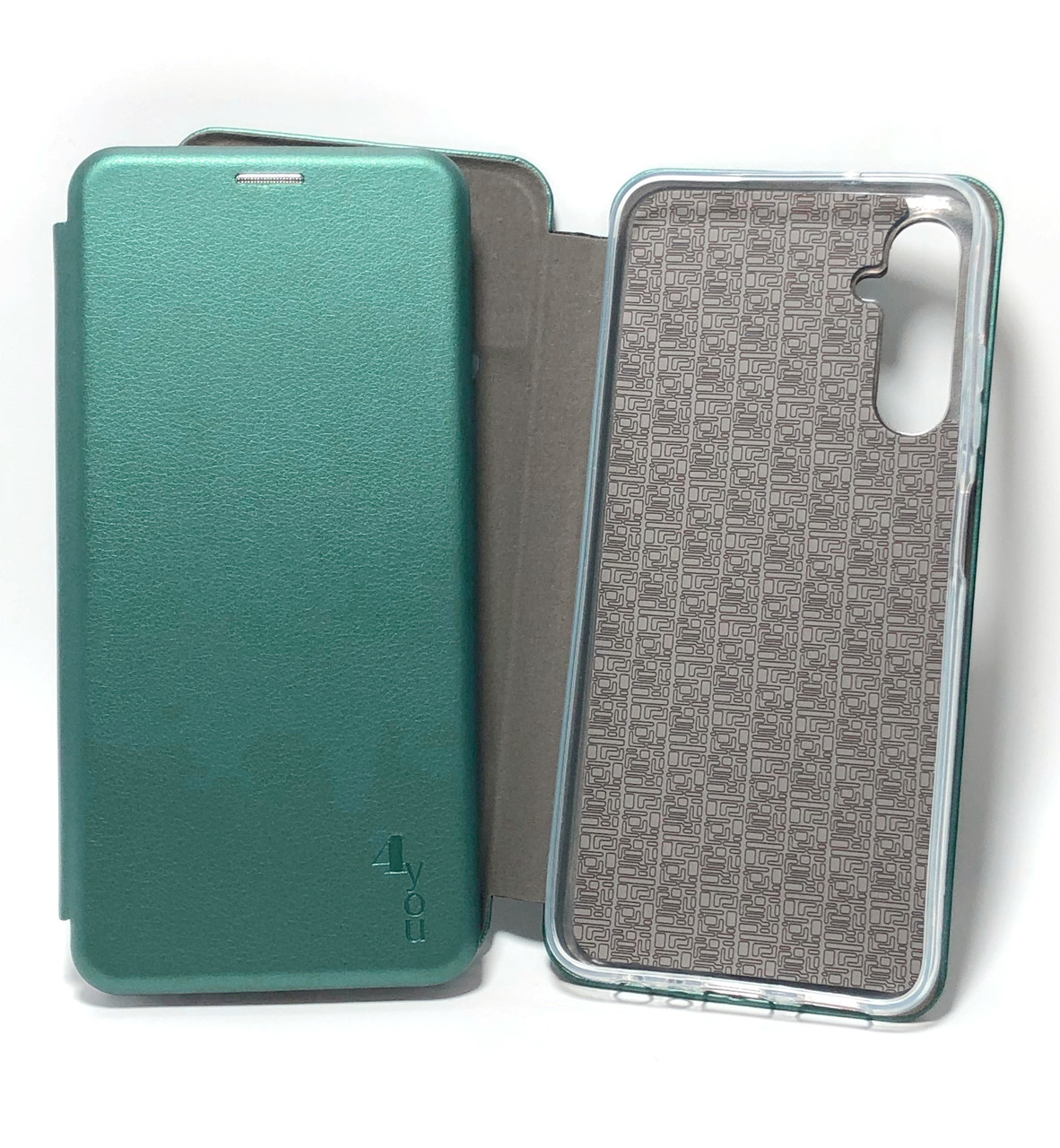 Чохол-книжка для телефону Samsung A15(4G) Original (на магніті, підставка) Dark green (4you)