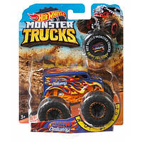 Машинка-позашляховик Mattel серії "Monster Trucks" Hot Wheels 1:64 в ас. FYJ44