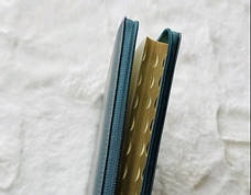 Укр. Біблія Сучасний переклад Турконяк Друге видання великого формату (бірюза, шкірзам, індекси, блискавка, золото, 17х24), фото 4