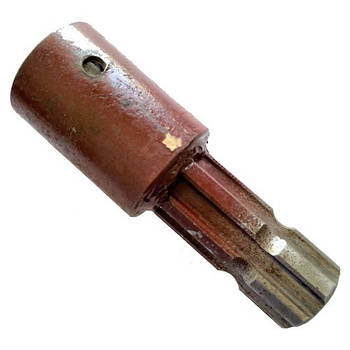 Перехідник ВОМ карданного валу Ø35х6 втулка Ø35 під шпонку, вал 6 шліців