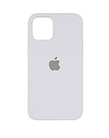 Силиконовый чехол с закрытым низом Apple iPhone 14 Silicon Case #09 White