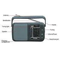 Радиоприемник USB, CardReader, Радио R-404P