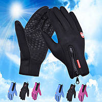 Спортивные перчатки для езды на лыжах Windstopper непродуваемые, влагостойкие сенсорные перчатки для бега