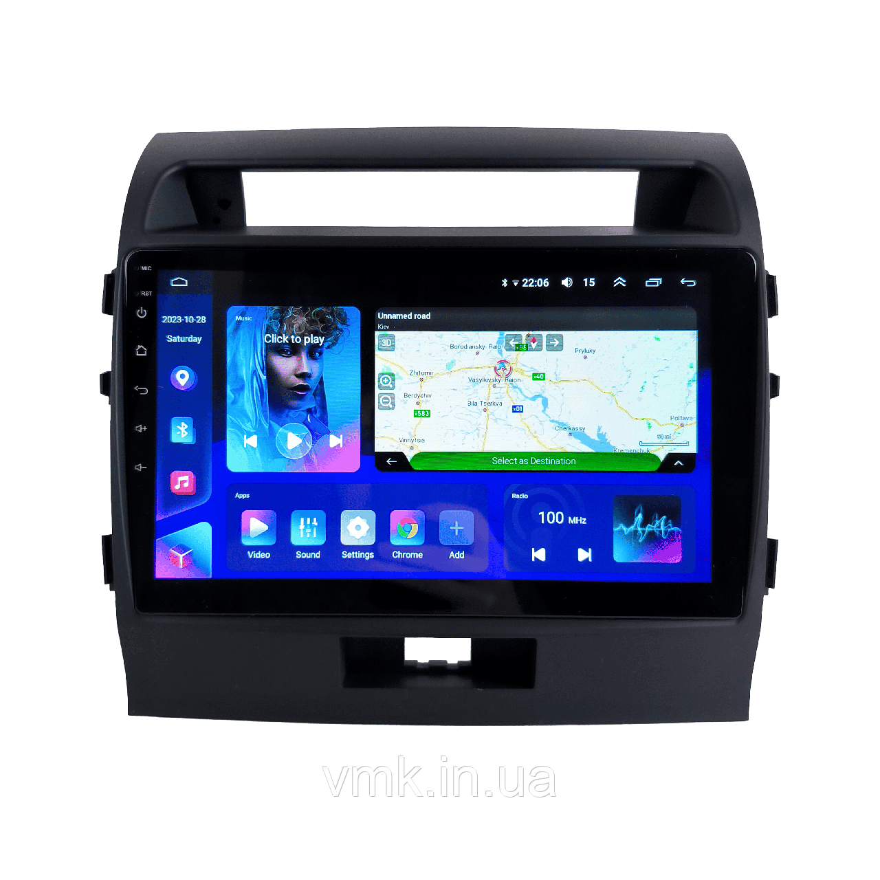 Андроїд Автомагнітола Toyota Land Cruiser Prado 2007-2015 ТОП платформа 7862 8 ядер 4G DSP CarPlay Android QLED