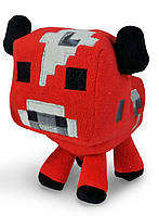 Іграшка для хлопчиків та дівчаток грибна Корова з гри Minecraft, дитяча плюшева лялька червона корова з Майнкрафт