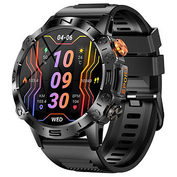 Smart Watch смарт годинник з крокоміром і пульсоміром чоловічий смартгодинник, Bluetooth смарт годинник Modfit Combat