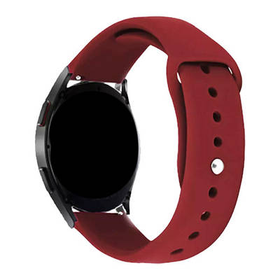 Силікон кнопка ремінець для amazfit pop 3R / pop 3S / amazfit bip 5 бордовий
