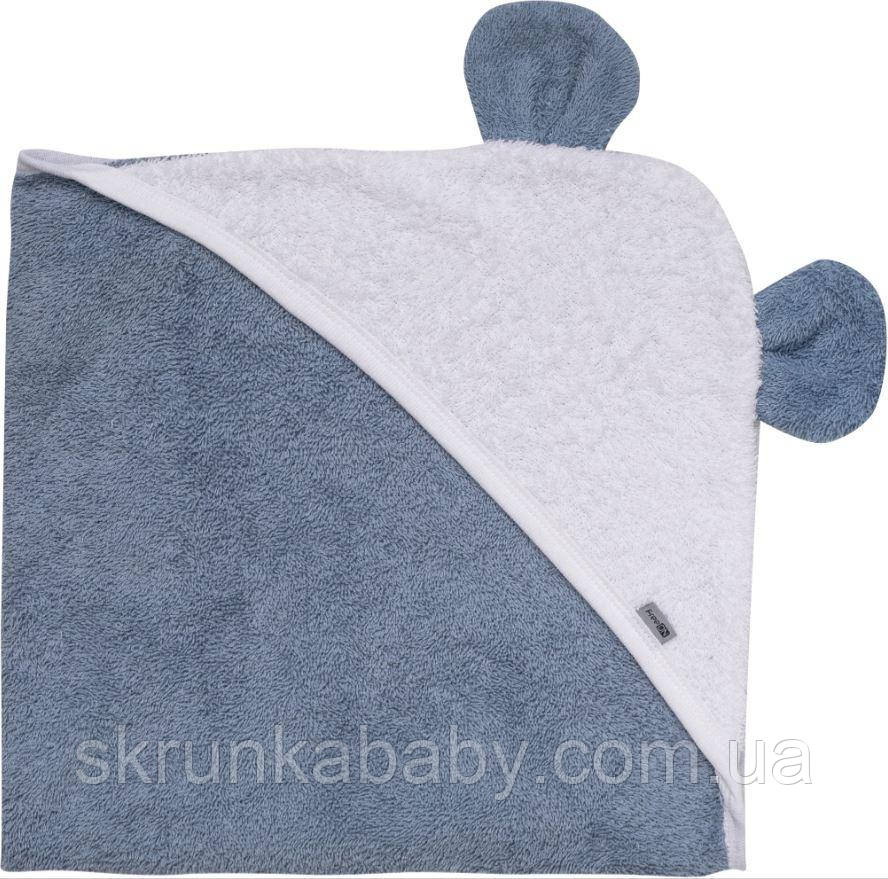 Рушник з капюшоном і вушками Bubaba by FreeON Blue 100х100 см
