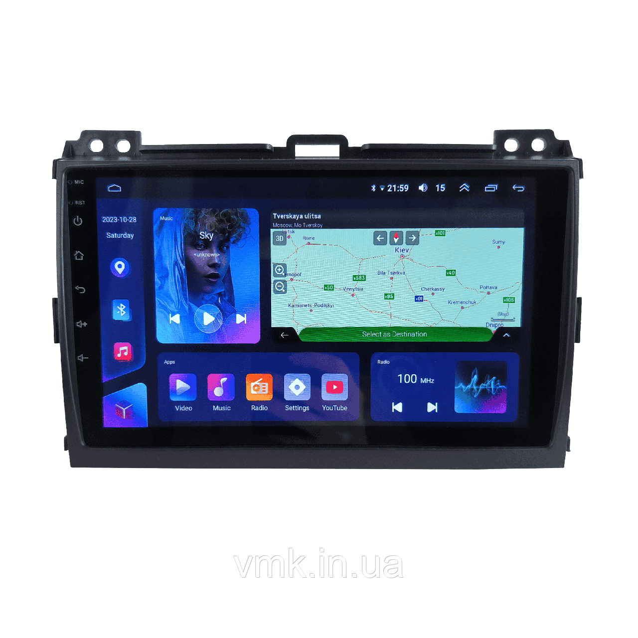 Авто магнітола Toyota Land Cruiser Prado 2004-2008 на Android 12+ CarPlay 8 core Platform XyAuto