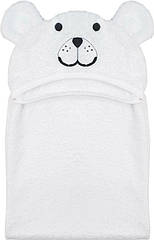 Рушник з капюшоном і вушками Bubaba by FreeON TEDDY White 110х75 см
