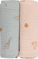 Рушники Bubaba by FreeON 2/1 GREEN & BEIGE 70х70 см