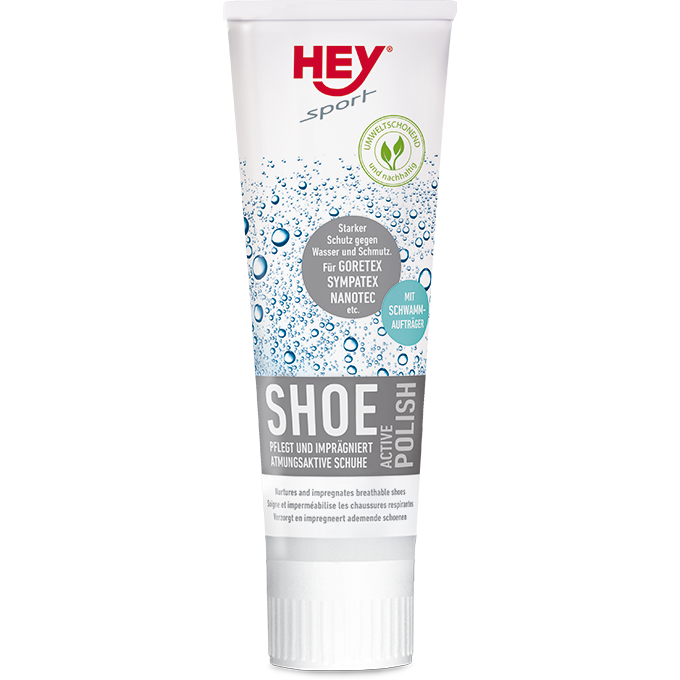 Водовідштовхуюче просочення для взуття HeySport Activ-Polish 75ml, Чорний Безкольору