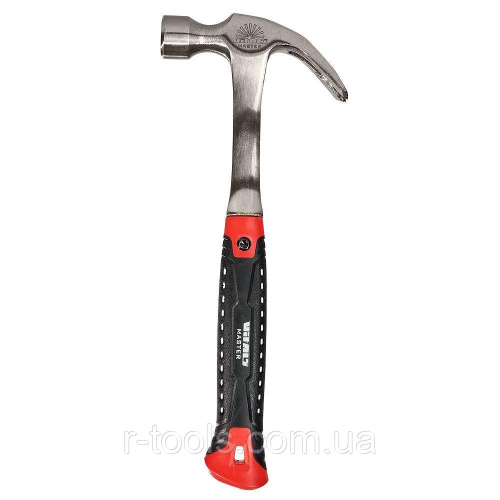Молоток-цвяшник із фібергласовою ручкою 450 г Vitals Master 181815