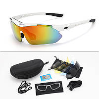 Поляризационные велосипедные очки HMACHE 5 линз тактические очки Polarized, спортивные солнцезащитные очки