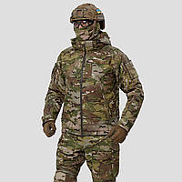 Зимняя военная тактическая куртка UATAC Multicam Ripstop Climashield Apex теплая для ВСУ