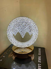 Настільна лампа Star Moon Table Light, Проєкційний нічник — світильник акумуляторний на підставці, фото 3