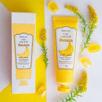 Крем для рук FarmStay I Am Real Fruit Banana Hand Cream с экстрактом банана, 100 мл