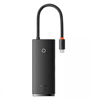 Хаб адаптер Baseus 5в1 Type-C to (HDMI + 3*USB3.0 + Type-C) Lite Series WKQX040001