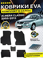 Килимки Салону Єва, Eva Eva Nissan Almera Classic, Нисан Альмера Класик, великий вибір кольорів, Краща ціна в Україні