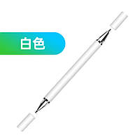 Стилус ручка 2 в 1 белого цвета FONKEN, планшетный универсальный карандаш