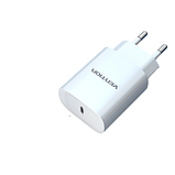 Комплект зарядний пристрій із підтримкою швидкого заряджання, Vention PD 20W Type-C + Кабель USB-C to Lightning 1m, фото 5