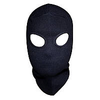 Балаклава из хлопка черного цвета, теплый подшлемник для зимнего спорта, горнолыжная маска